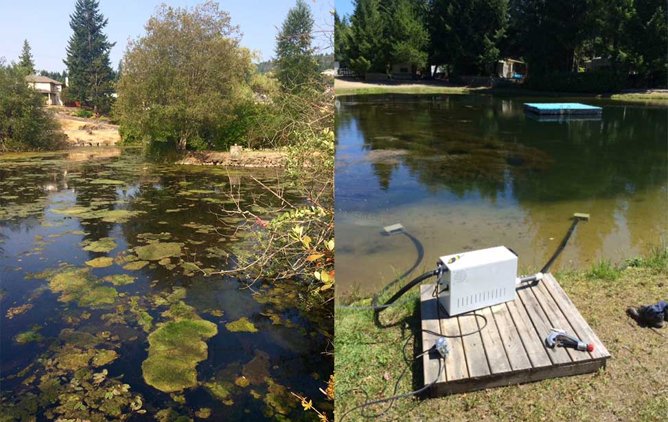 gaiaGaLF instalado Lake Ida Anne Canada