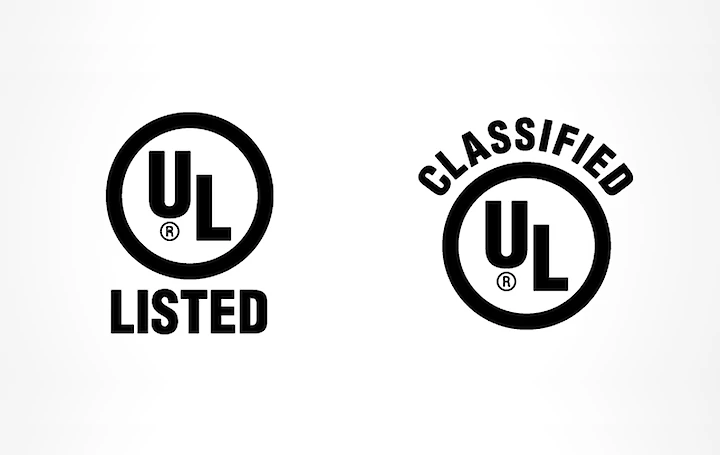 المدرجة في قوائم UL