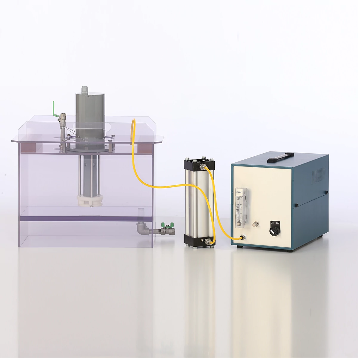 microstar 302 in water tank with vacuum ozone decomposer system